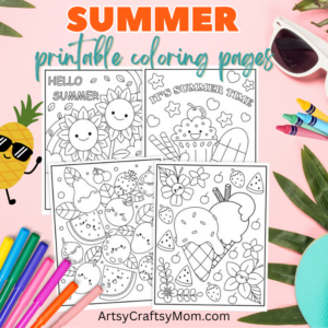 Summer Themed Coloring Pages
