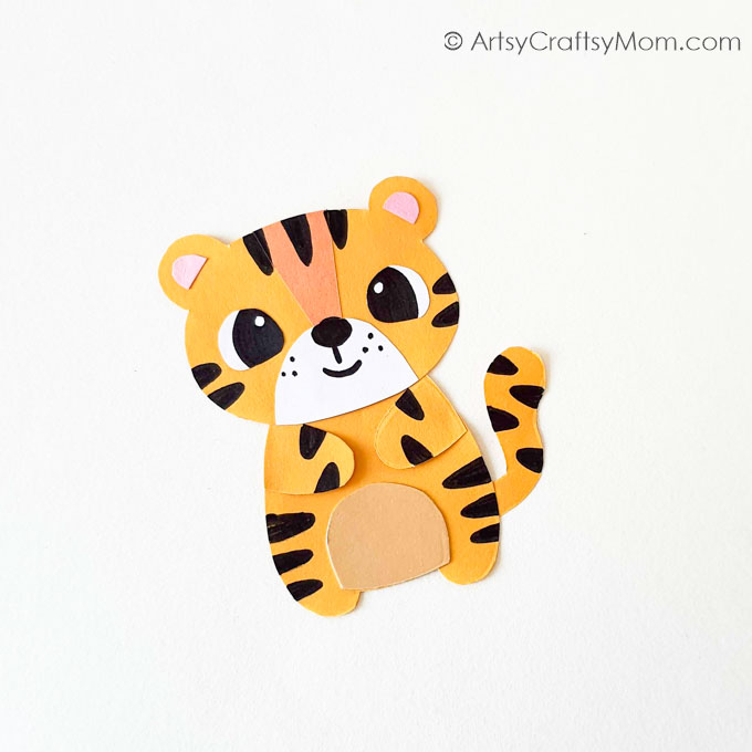 How cute is this tiger hug bookmark? It's the perfect companion to hold your place in your book - while looking adorable all the time!