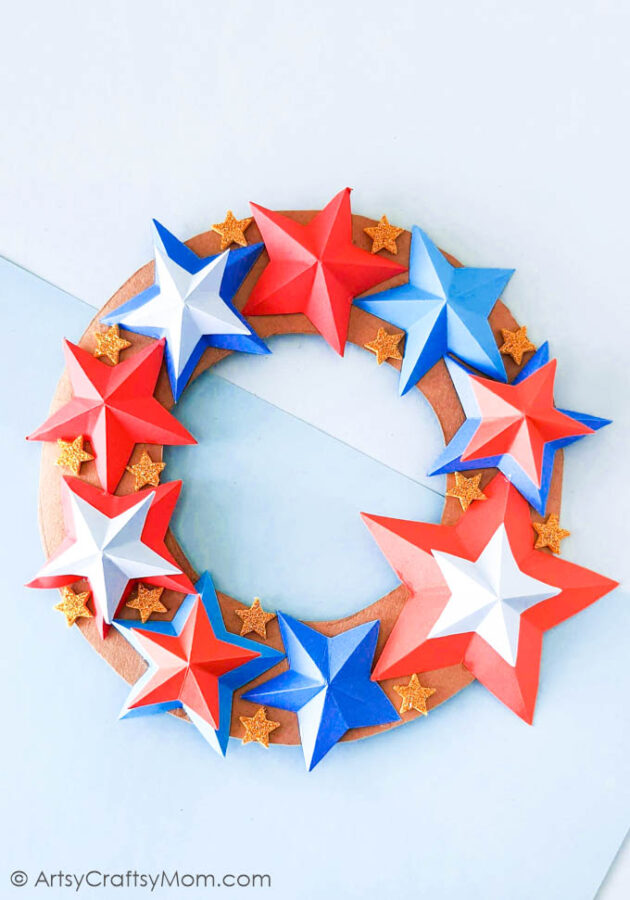 4th Of July Star Wreath FT 1