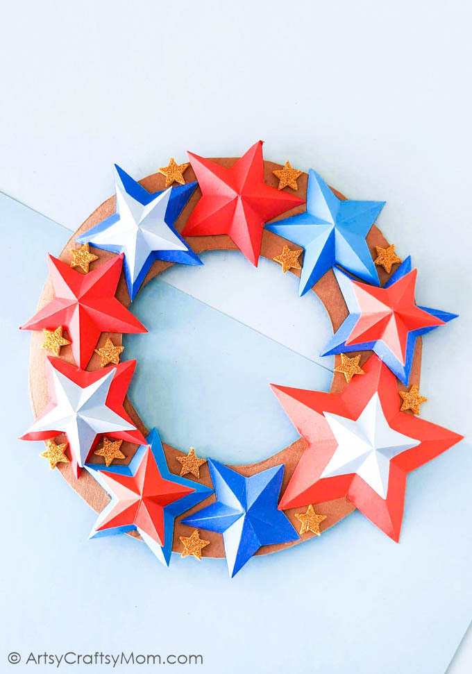 4th Of July Star Wreath FT 1