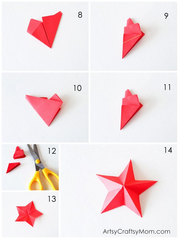 This 4th Of July Star Wreath Paper Craft is perfect for your Independence Day celebrations, celebrating the colors of the American flag!