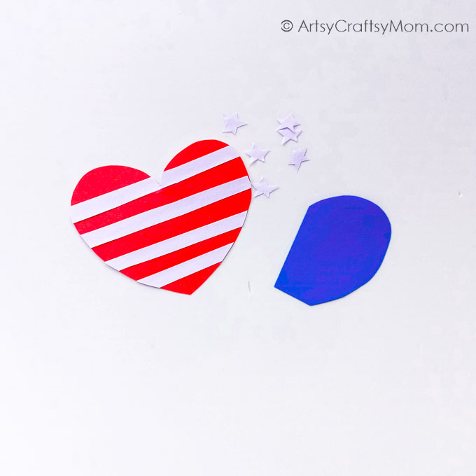These American Flag Day Corner Bookmarks are easy enough for young kids to make for Fourth of July, with step by step instructions and pictures!