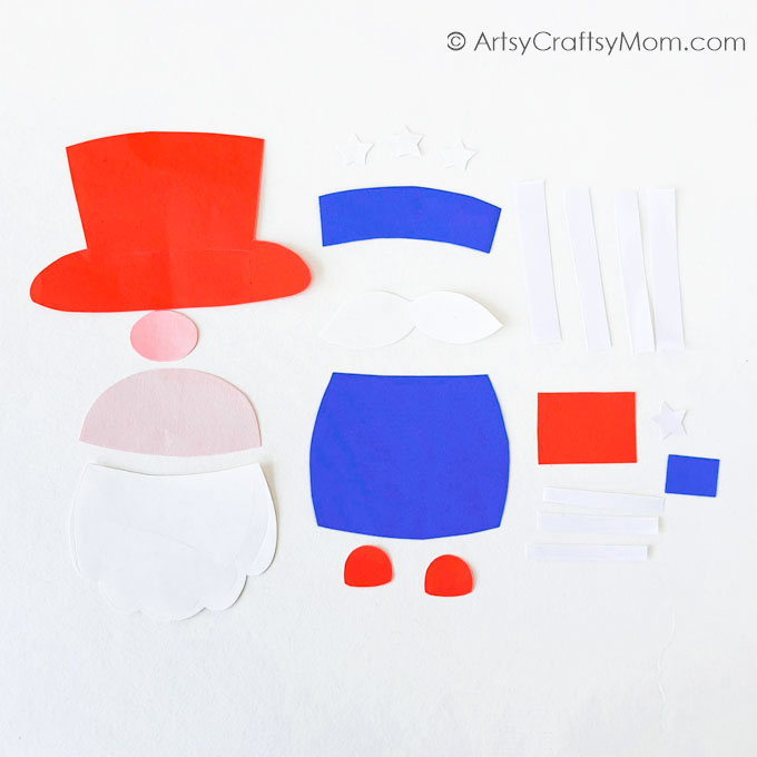 This 4th Of July Gnomes Papercraft is perfect for little kids to make this season! Use as a puppet or as a bookmark as you celebrate this great day!