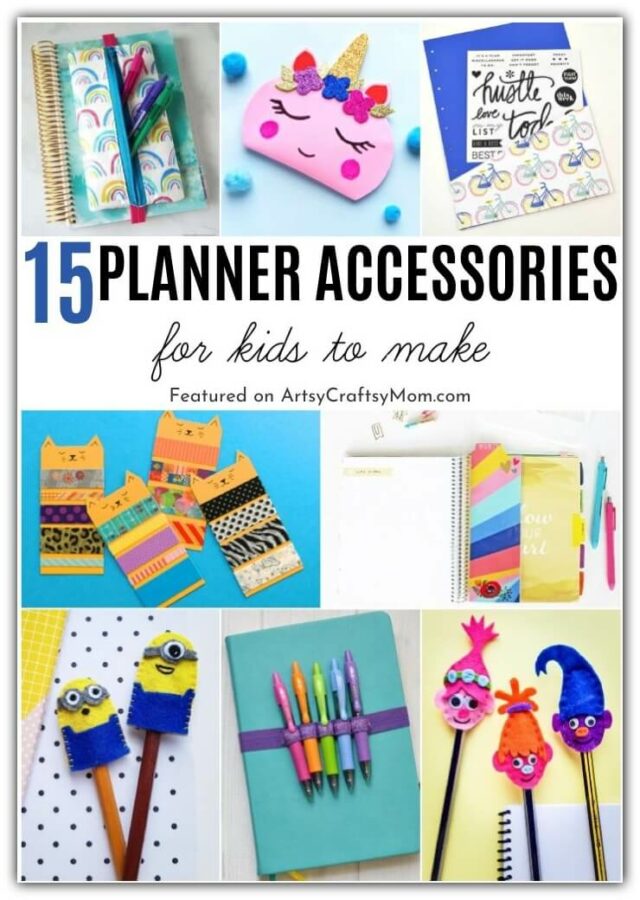 These DIY Planner Accessories are just what you need to brighten up your planner or journal! Can't think of a better way to celebrate Planner Day!!