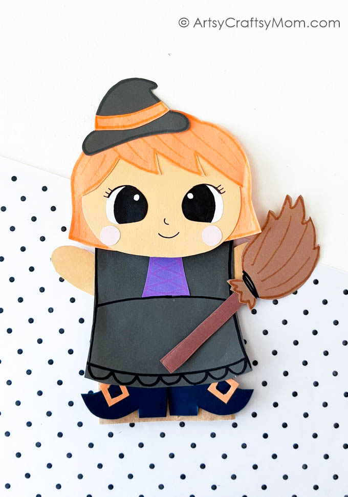 25 DIY Paper Bag Puppets for Pretend Play 24 Paper Bag Witch Craft FT 1