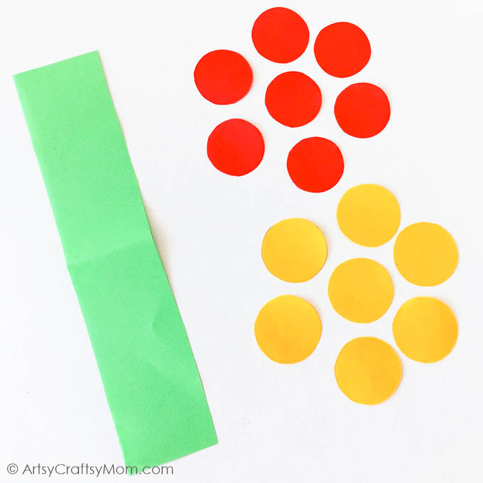 You'll love this gorgeous paper circle Heliconia craft, and will be thrilled by how easy it is to make with basic supplies like colored craft paper!