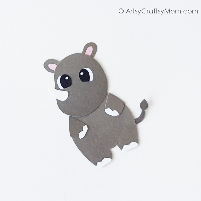 Rhino Hug Bookmark 7