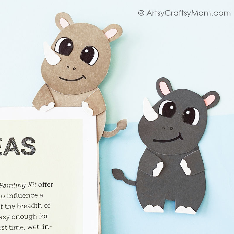Rhino Hug Bookmark SQ 1
