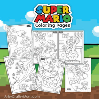 Super mario Coloring Pages Cover