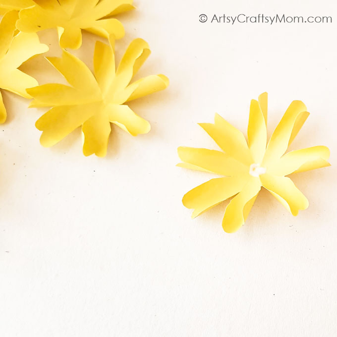 Pretty Paper Marigold Craft for Kids 13 paper marigold 11