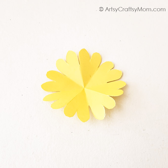 Pretty Paper Marigold Craft for Kids 9 paper marigold 7