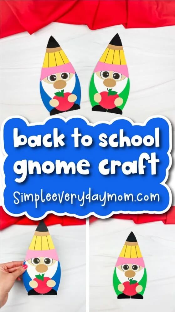 These gnome crafts for kids are perfect for Fall - which is also gnome season! Make gnomes out of paper plates, cardboard tubes, sticks & more!