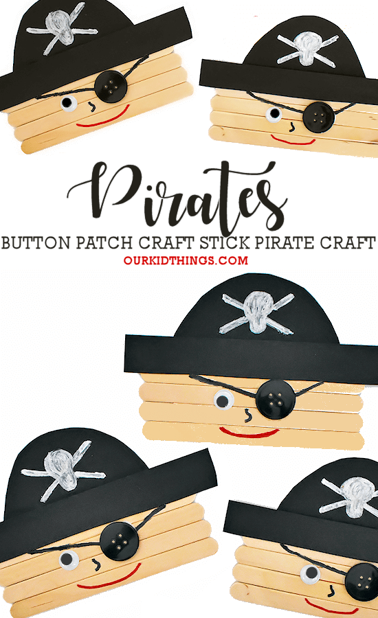 Get busy with these pirate crafts for kids, for International Talk Like a Pirate Day! Make crafts with paper plates, cardboard tubes and more!