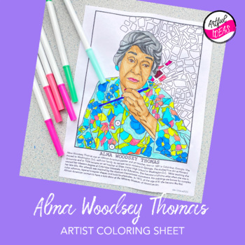 10 Alma Woodsey Thomas Art Projects for Kids 12 These amazing Alma Woodsey Thomas art projects teach us that it's never too late to start, and that you can always create art in any circumstance!