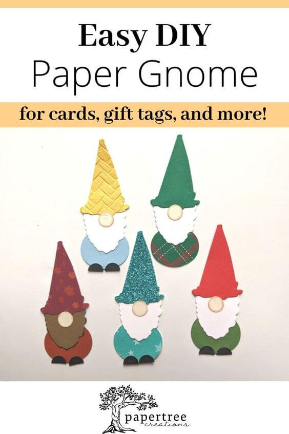 These gnome crafts for kids are perfect for Fall - which is also gnome season! Make gnomes out of paper plates, cardboard tubes, sticks & more!