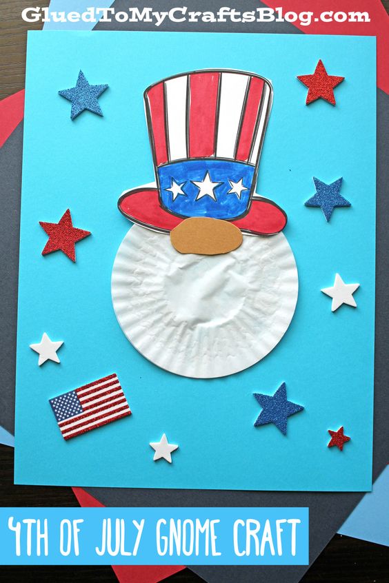 Here are some fun and easy Uncle Sam Crafts for Kids that are perfect for Uncle Sam Day on 13th September! Also great for other patriotic days!