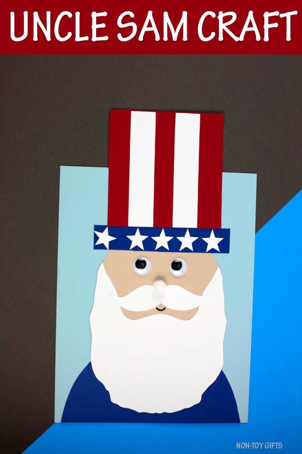 Here are some fun and easy Uncle Sam Crafts for Kids that are perfect for Uncle Sam Day on 13th September! Also great for other patriotic days!