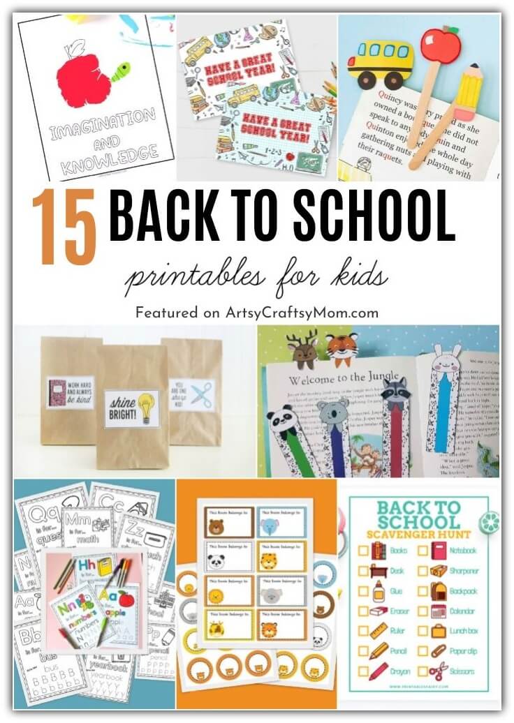 Here are some Bright and Colorful Back to School Printables to help you prep for the new school year! Print extras for your friends and classmates!