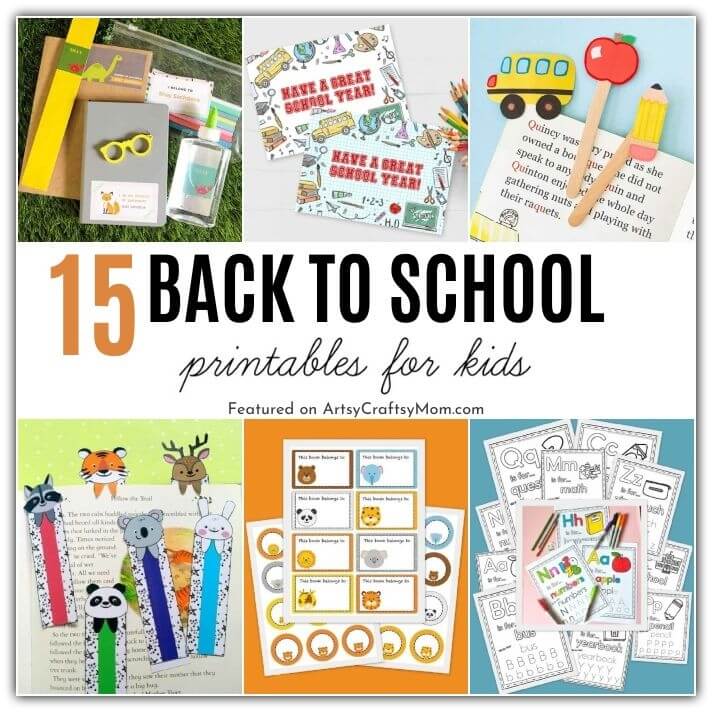 Here are some Bright and Colorful Back to School Printables to help you prep for the new school year! Print extras for your friends and classmates!