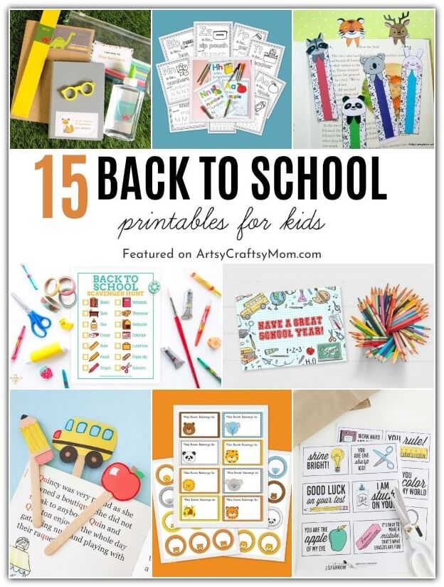 Here are some Bright and Colorful Back to School Printables to help you prep for the new school year! Print extras for your friends and classmates!
