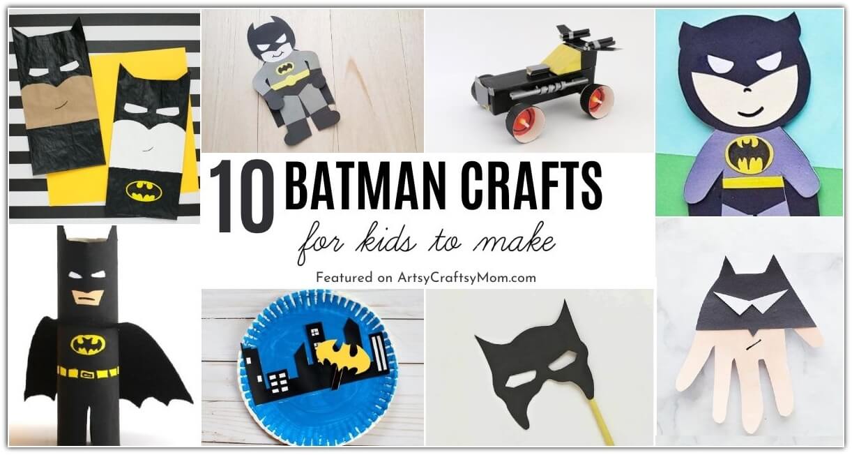 10 Bombastic Batman Crafts for Kids 14 Here are 10 Batman Crafts for Kids that are just what you need for Batman Day on 16th September! Grab your mask, don your cape and let's craft!