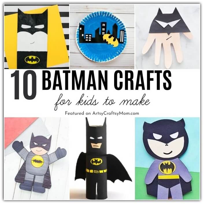 10 Bombastic Batman Crafts for Kids 12 Here are 10 Batman Crafts for Kids that are just what you need for Batman Day on 16th September! Grab your mask, don your cape and let's craft!