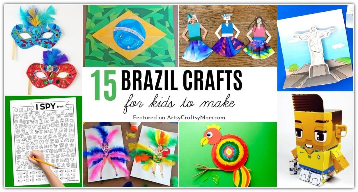 15 Beautiful Brazil Crafts for Kids 19 These Brazil Crafts for Kids are perfect for Brazil Independence Day on 7th September! Learn about the colorful culture of this amazing nation!