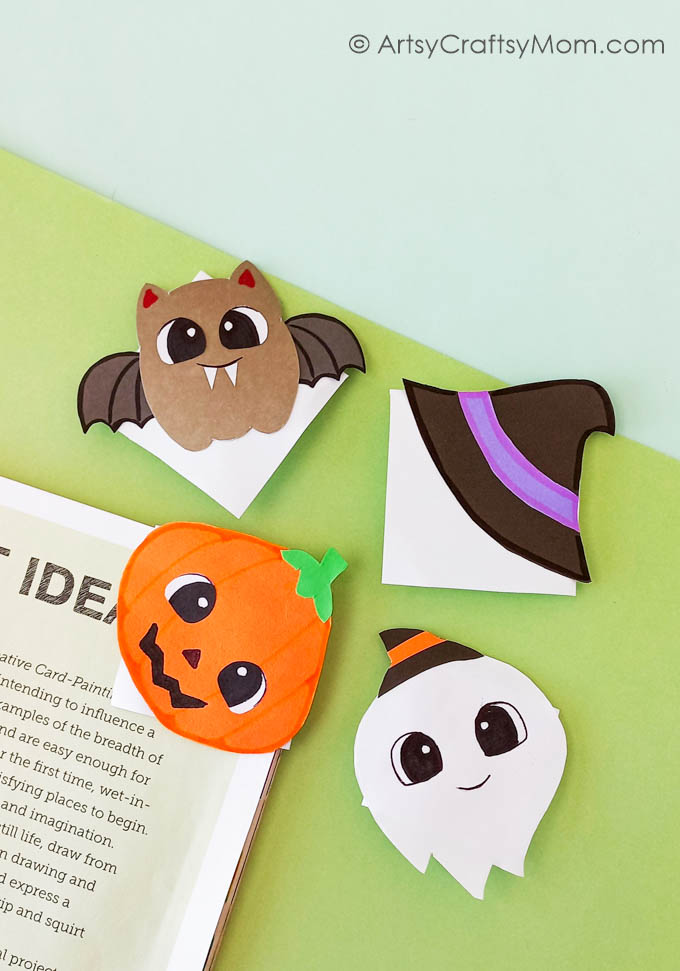 25 Cute and Creative Corner Bookmarks for Kids 17 Halloween Corner Bookmarks FT 1