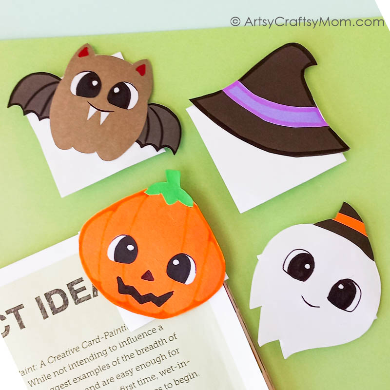 Halloween Corner Bookmarks SQ 1