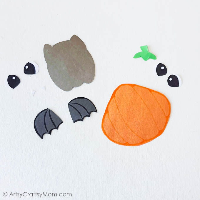 Halloween Corner Bookmarks Step 2
