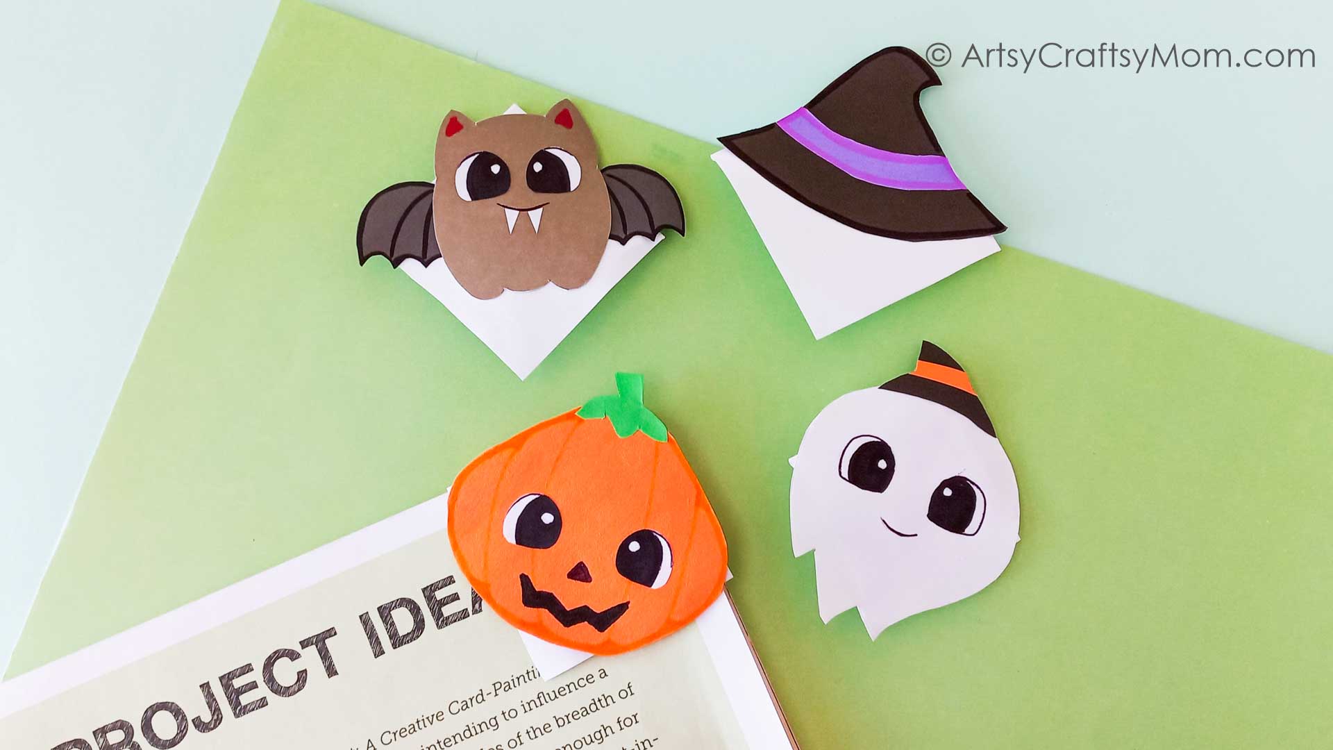 Halloween Corner Bookmarks YT 1