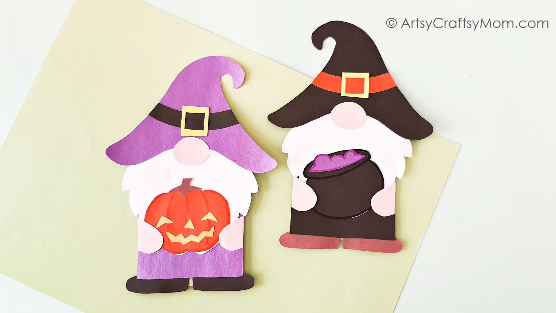 Paper Bag Halloween Gnome Puppet 11 Here's a cute Paper Bag Halloween Gnome Puppet to add some fun to your Halloween show this year! Make them the heroes, villains or sidekicks!