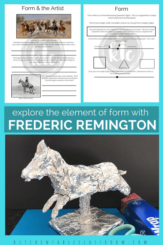 We've got some beautiful Frederic Remington Art Projects for Kids to celebrate the work of this amazing American artist during his birthday month!