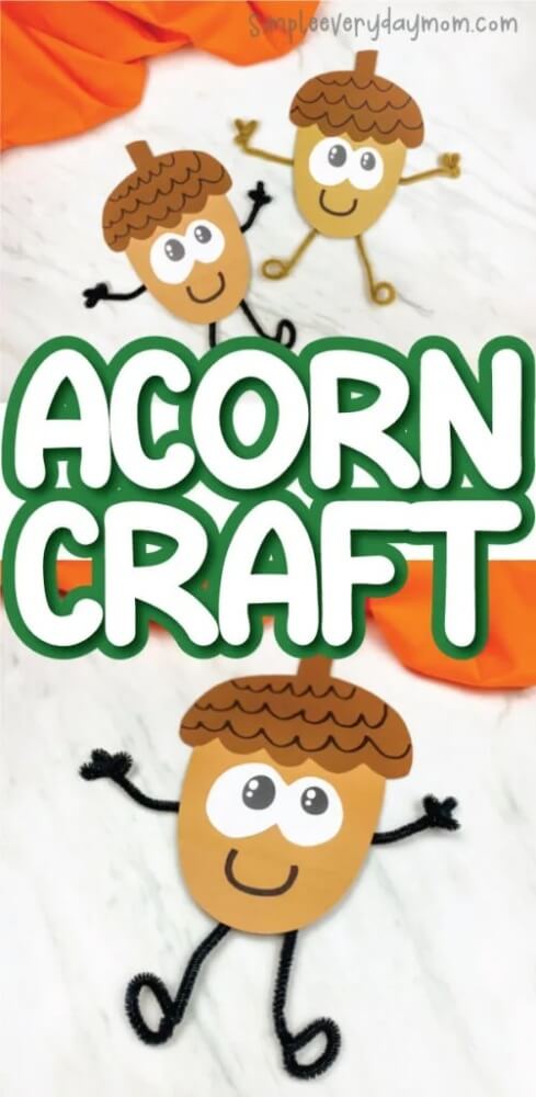 Get ready for Fall with these amazing acorn crafts for kids! Make acorns out of paper plates, craft sticks, pipe cleaners and your own handprints!