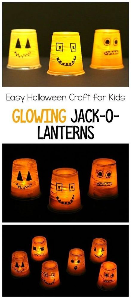 15 Jaunty Jack-o-Lantern Crafts for Kids 5 Get set for Halloween with these fun Jack-o-Lantern Crafts! From paper plates to mason jars to craft sticks, you can use all kinds of supplies!