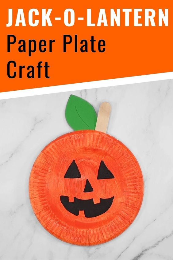 15 Jaunty Jack-o-Lantern Crafts for Kids 7 Get set for Halloween with these fun Jack-o-Lantern Crafts! From paper plates to mason jars to craft sticks, you can use all kinds of supplies!