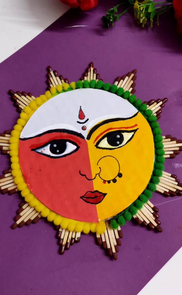 15 Dazzling Durga Puja Crafts for Kids 11 We've got some Durga Puja crafts that are perfect for the upcoming Puja/Dussehra festival! Get ready to create some gorgeous projects at home!