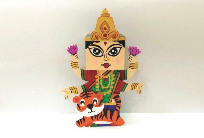 15 Dazzling Durga Puja Crafts for Kids 12 We've got some Durga Puja crafts that are perfect for the upcoming Puja/Dussehra festival! Get ready to create some gorgeous projects at home!