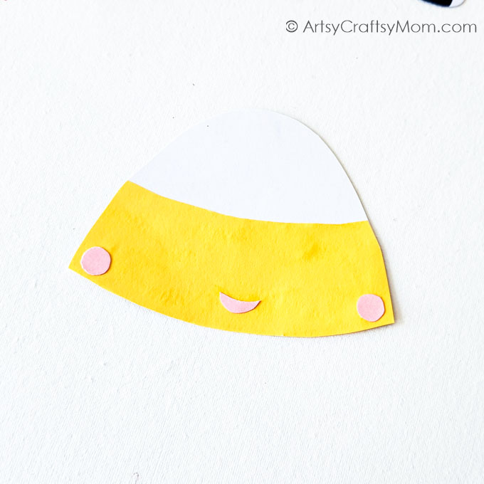 This cute little Paper Bag Candy Corn Puppet Craft is just what you need to add some color to your Halloween puppet show; & they're easy to make!
