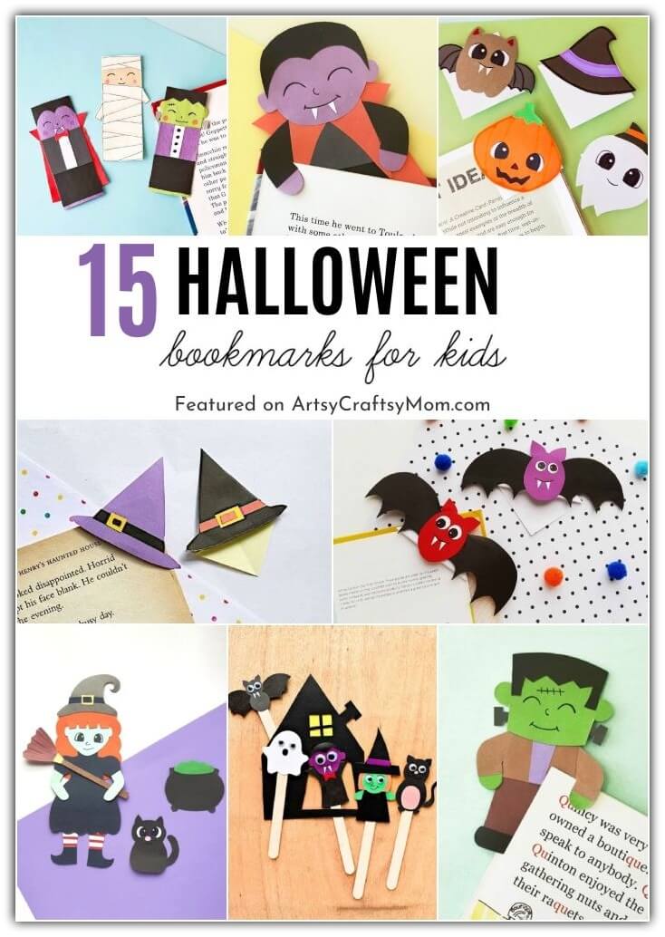 15 Colorful Halloween Theme Bookmarks 1 Here are colorful Halloween Theme Bookmarks that'll keep you all set for your reading this season! Take your pick from ghosts, witches & more!