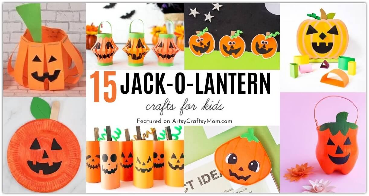 15 Jaunty Jack-o-Lantern Crafts for Kids 19 Get set for Halloween with these fun Jack-o-Lantern Crafts! From paper plates to mason jars to craft sticks, you can use all kinds of supplies!