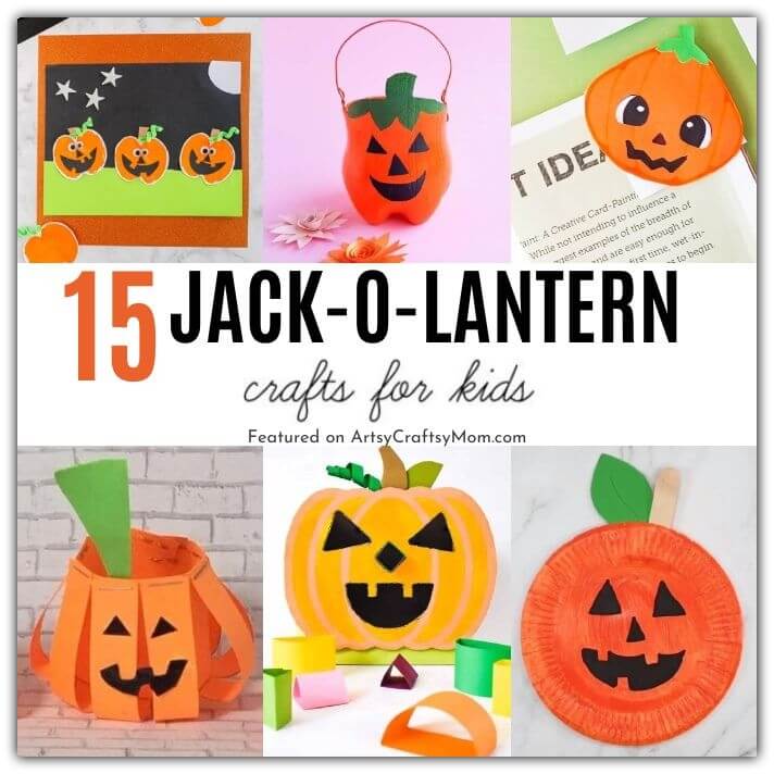15 Jaunty Jack-o-Lantern Crafts for Kids 17 Get set for Halloween with these fun Jack-o-Lantern Crafts! From paper plates to mason jars to craft sticks, you can use all kinds of supplies!