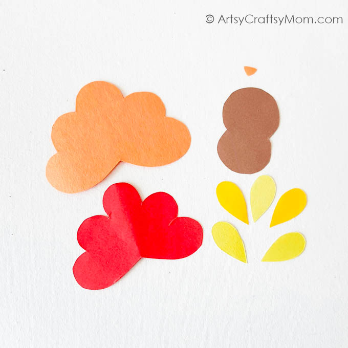 Thanksgiving Corner Bookmarks | Fall Crafts 3 Make these Thanksgiving corner bookmarks using nothing but craft paper and a printable template! One of the easiest Fall crafts for kids of all ages!