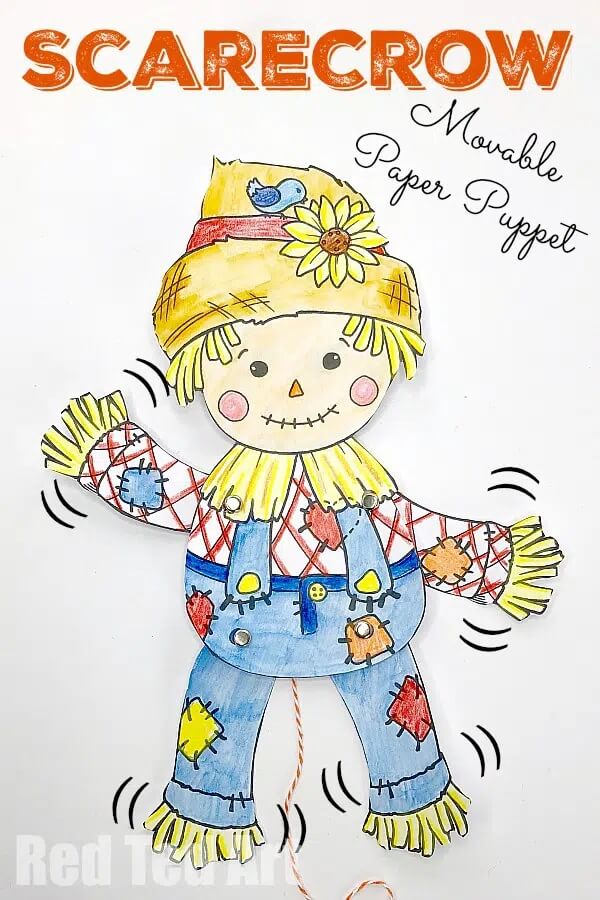 Here are some easy and fun scarecrow crafts that are perfect for Fall & Thanksgiving! Make crafts from paper plates, craft foam, craft sticks & more!