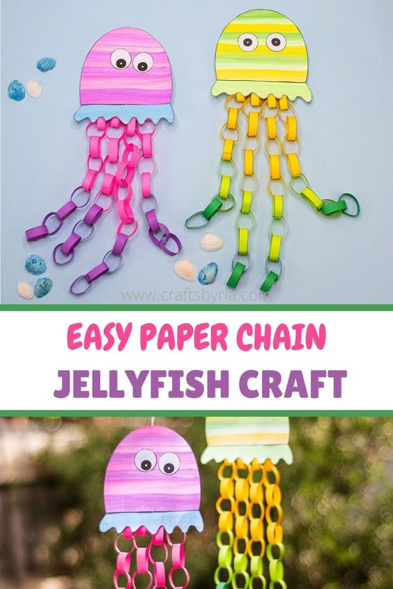 You'll love these jellyfish crafts for kids, perfect for World Jellyfish Day on 3rd November! Learn more about the jellyfish, that's not really a fish!