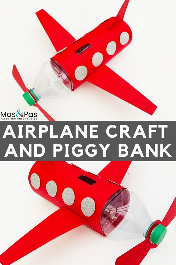Here are some awesome Airplane Crafts for Kids to celebrate Aviation History Month in November! Learn about airplanes & the people behind them!
