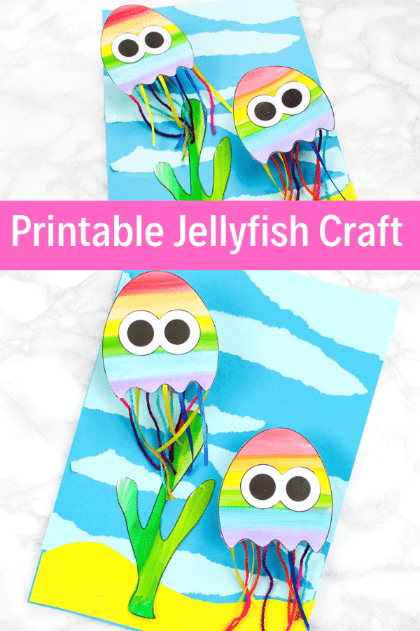 You'll love these jellyfish crafts for kids, perfect for World Jellyfish Day on 3rd November! Learn more about the jellyfish, that's not really a fish!