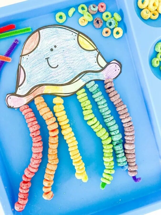 You'll love these jellyfish crafts for kids, perfect for World Jellyfish Day on 3rd November! Learn more about the jellyfish, that's not really a fish!