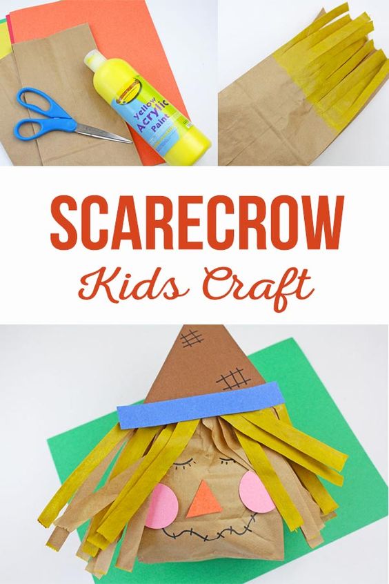 Here are some easy and fun scarecrow crafts that are perfect for Fall & Thanksgiving! Make crafts from paper plates, craft foam, craft sticks & more!