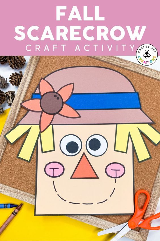 Here are some easy and fun scarecrow crafts that are perfect for Fall & Thanksgiving! Make crafts from paper plates, craft foam, craft sticks & more!